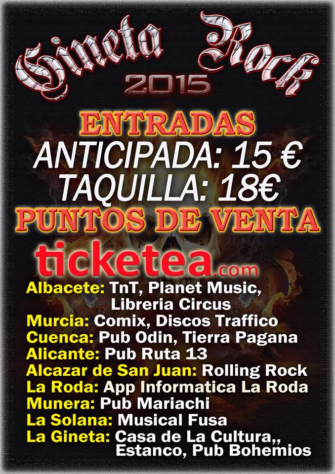 Gineta entradas