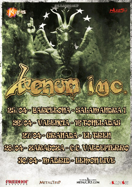venom inc spanish tour