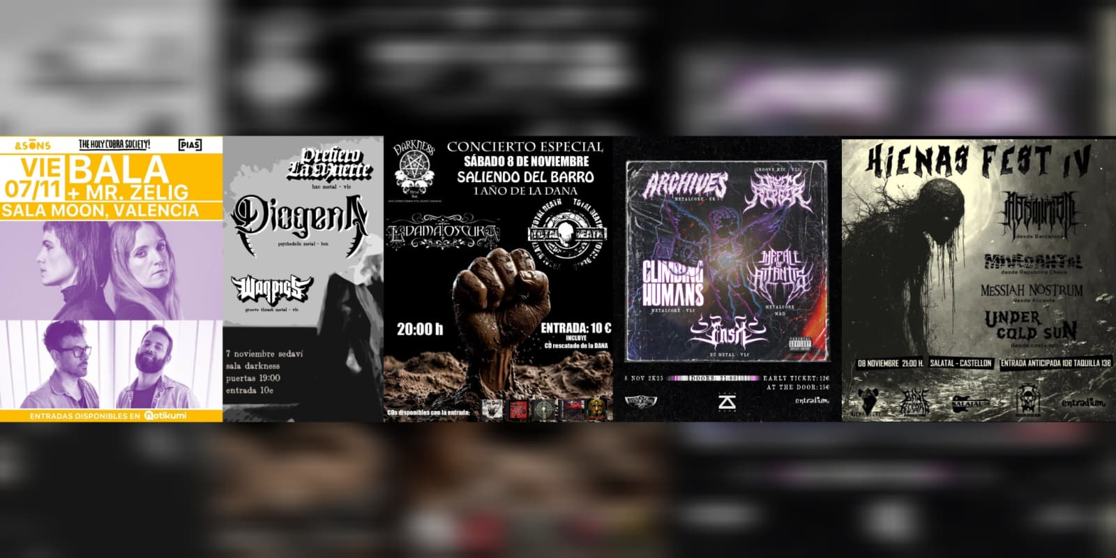 ⚡ᴀɢᴇɴᴅᴀ ᴍᴇᴛᴀʟʜᴇᴀʀᴛ ⚡ del 7 al 9 de Noviembre 2025